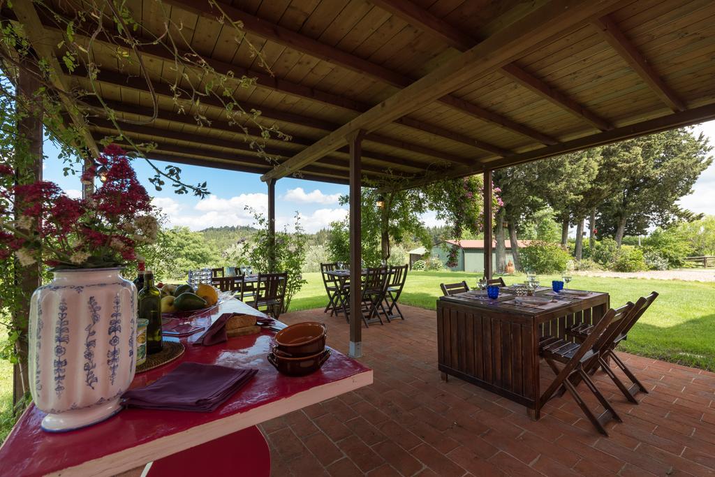 Вилла Azienda Agrituristica Bellavista Монтеспертоли Экстерьер фото