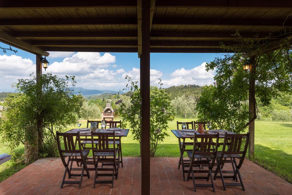 Вилла Azienda Agrituristica Bellavista Монтеспертоли Экстерьер фото